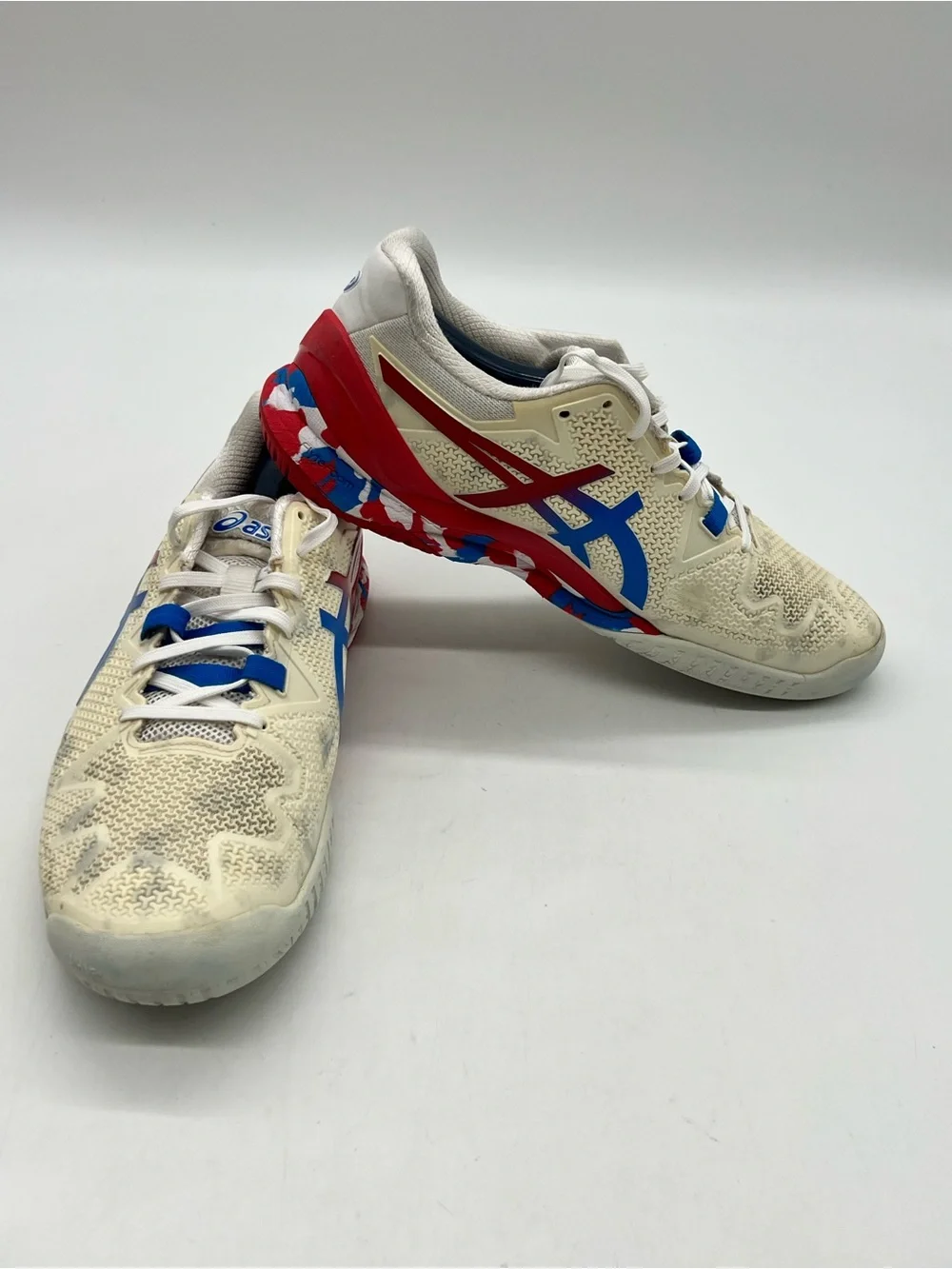 Asics Gel-Resolution 8 L.E. Retro Tokyo Olympic Men's 10 Tennis Shoes 1041A111